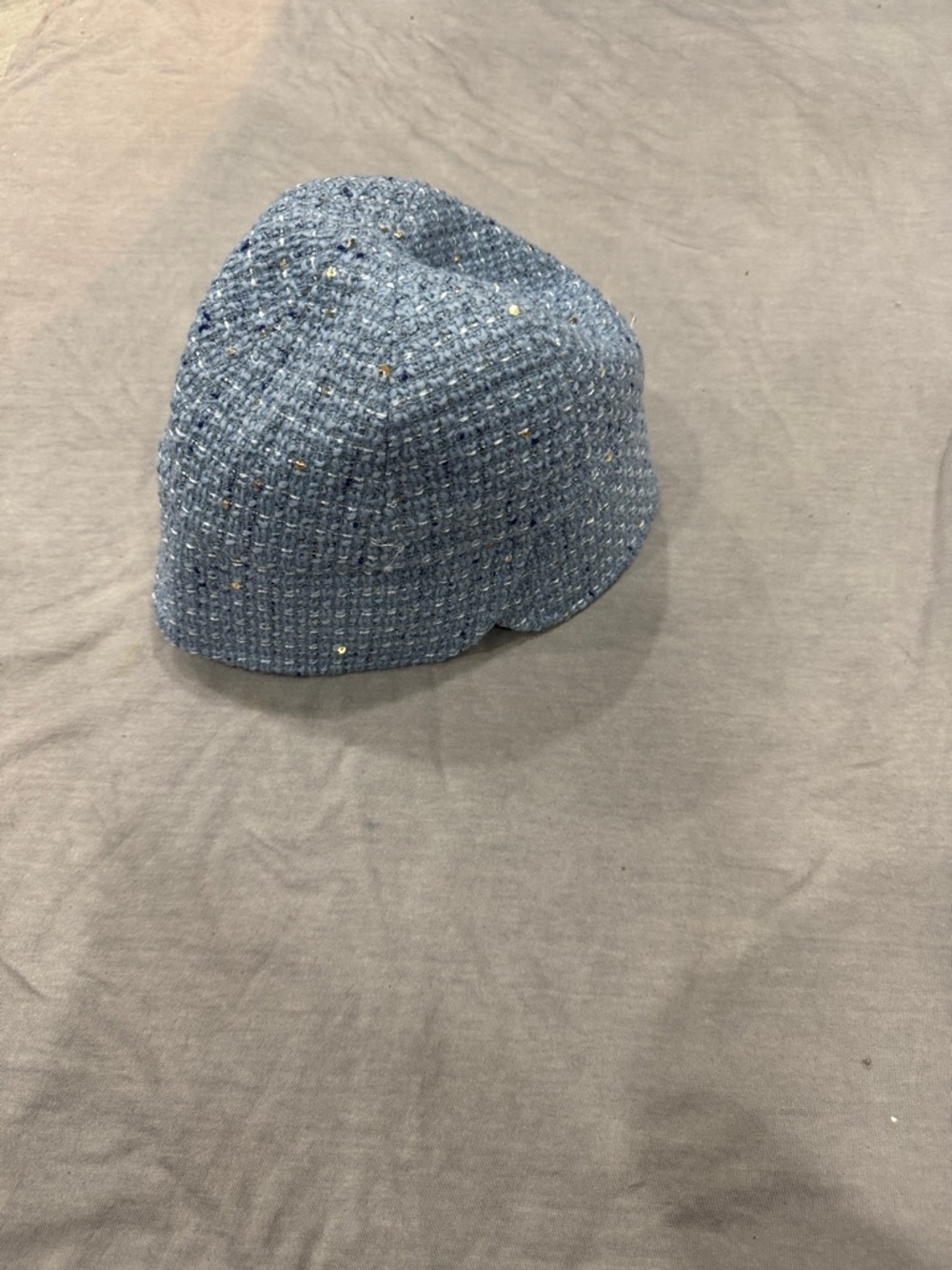 Bucket hat Knit Beanie Hat with Sequin Detail